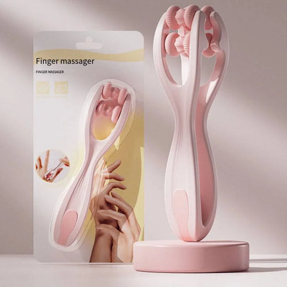 PC Finger Massager Dual-Row Roller Design Easy Use Relieve Finger Fatigue P