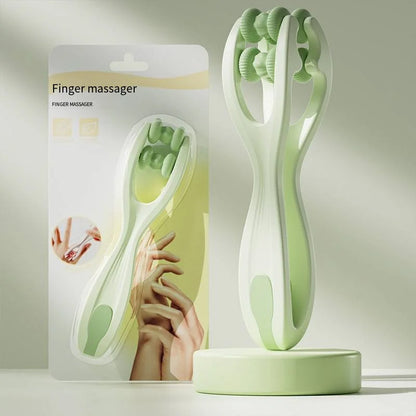 PC Finger Massager Dual-Row Roller Design Easy Use Relieve Finger Fatigue P