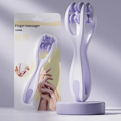 PC Finger Massager Dual-Row Roller Design Easy Use Relieve Finger Fatigue P