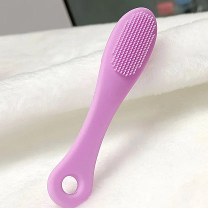 Finger Shape Silicone Face Cleansing Brush Facial Cleanser Pore Cleaner Exfoliator Face Scrub Washing Brush Women Skin Care Tool