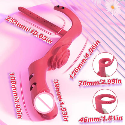 GtoozaFinger Vibrator G Spot Vibrator Adult Clitoral Stimulator Rose Toy with 9 Powerful Vibration Modes Nipple Massager Sex Toys 18+ gtooza.com