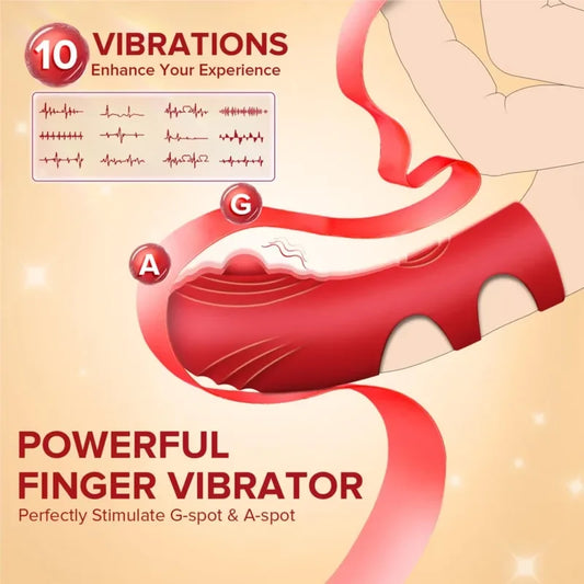 Finger Women  G Spot Clitoral Stimulator Rechargeable Mini Vibrator Female Sex Toys Pleasure