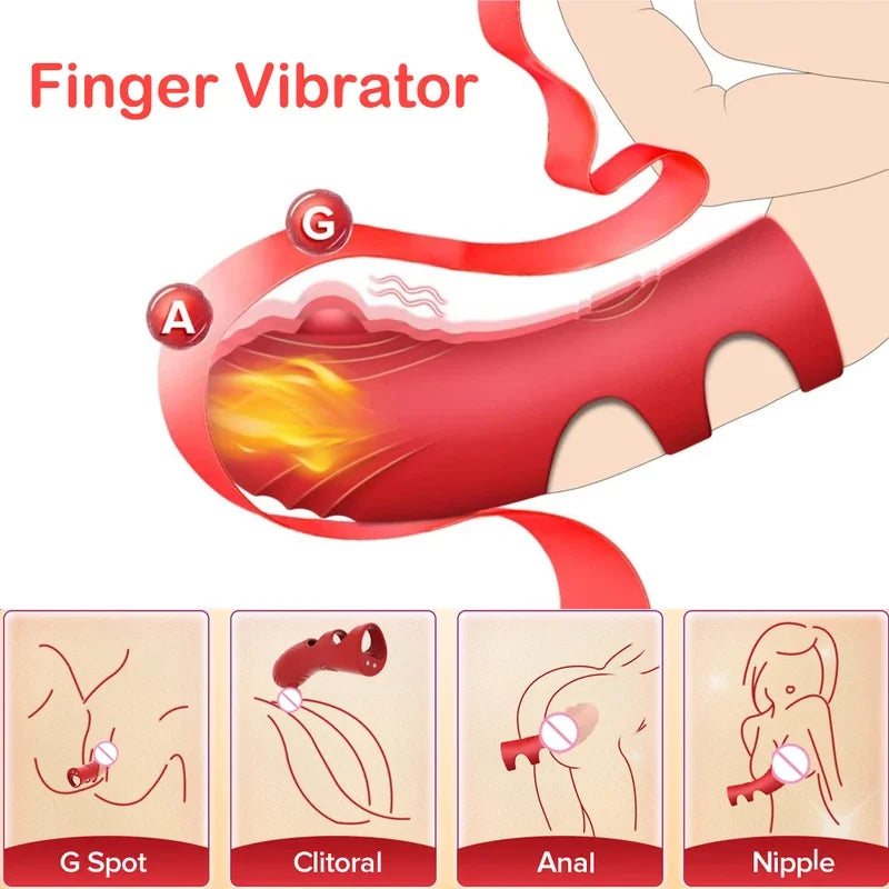 Finger Women  G Spot Clitoral Stimulator Rechargeable Mini Vibrator Female Sex Toys Pleasure