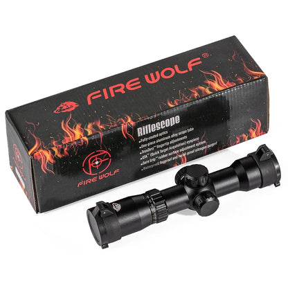 Fire Wolf 1.5-5X32 IR Hunting airsoft accessories tactical Optical sight red dot rifle scope Spotting scope  rifle hunting