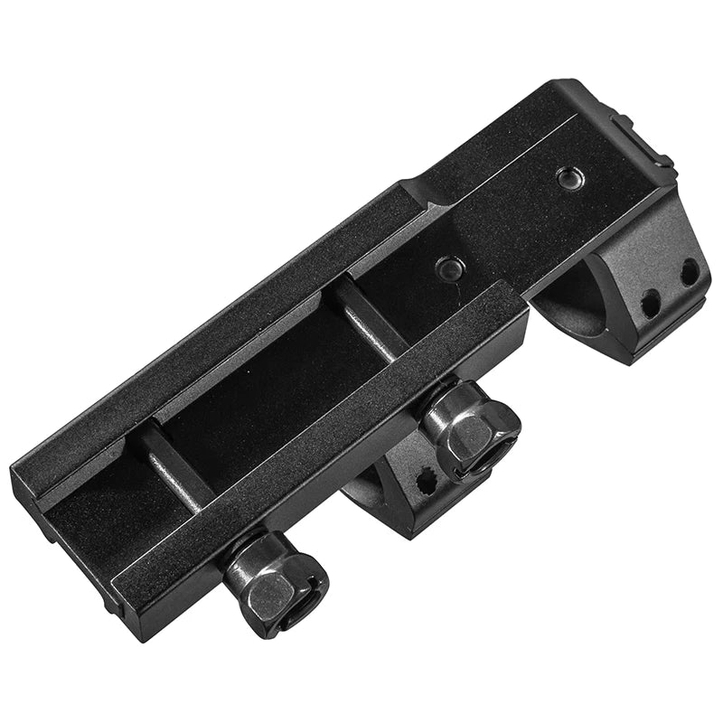 Fire Wolf Adjustable Spacing Extended Scope Mount with Picatinny Base