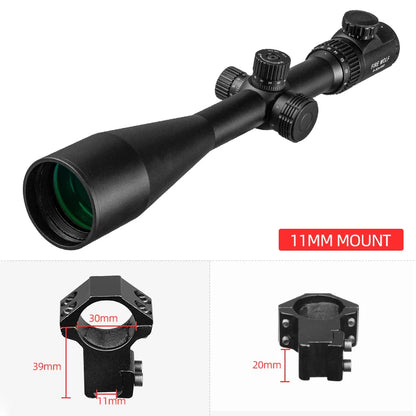 Fire Wolf Tactical 8-32X56E Air Rifle Optics Green Red Illuminated Sniper Range Finder Reticle Caza   Riflescopes Hunting Scopes