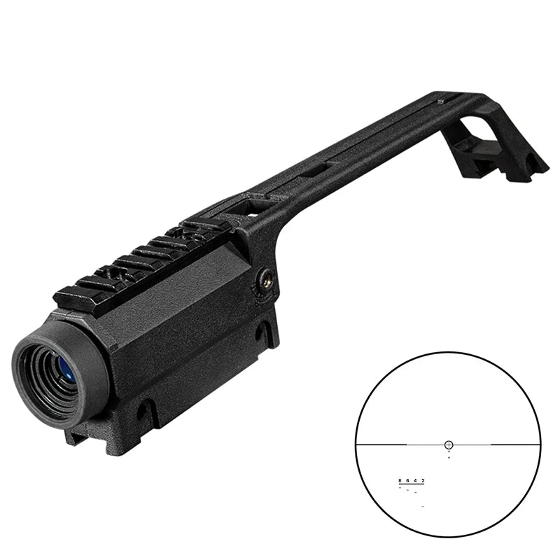 Fire Wolf Tactical rifle scope 3.5X20 G36 long scope  MP5 Metal Sight Weaver Rail Scope Mount Base Handle  hunting