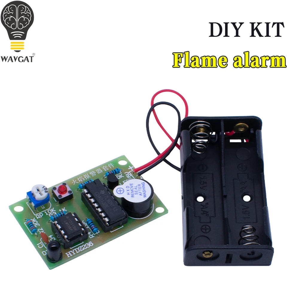 Fire flame detection Fire monitoring detection fire automatic alarm module electronic production kit DIY