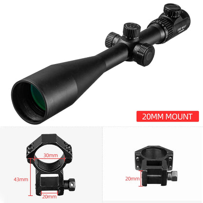 Fire wolf tactical 10-40X56 E Air Rifle Optics Red Dot Green High magnification Sniper Scope Riflescopes Hunting Scopes Sight