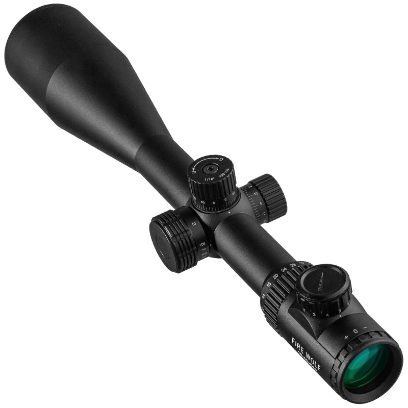 Fire wolf tactical 10-40X56 E Air Rifle Optics Red Dot Green High magnification Sniper Scope Riflescopes Hunting Scopes Sight