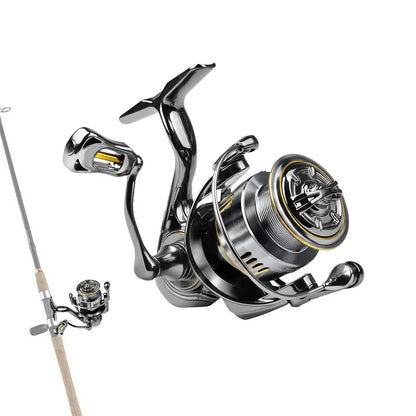 PC Fishing Reel For Big Fish Fishing Reels Saltwater Water Resistant 5.2:1