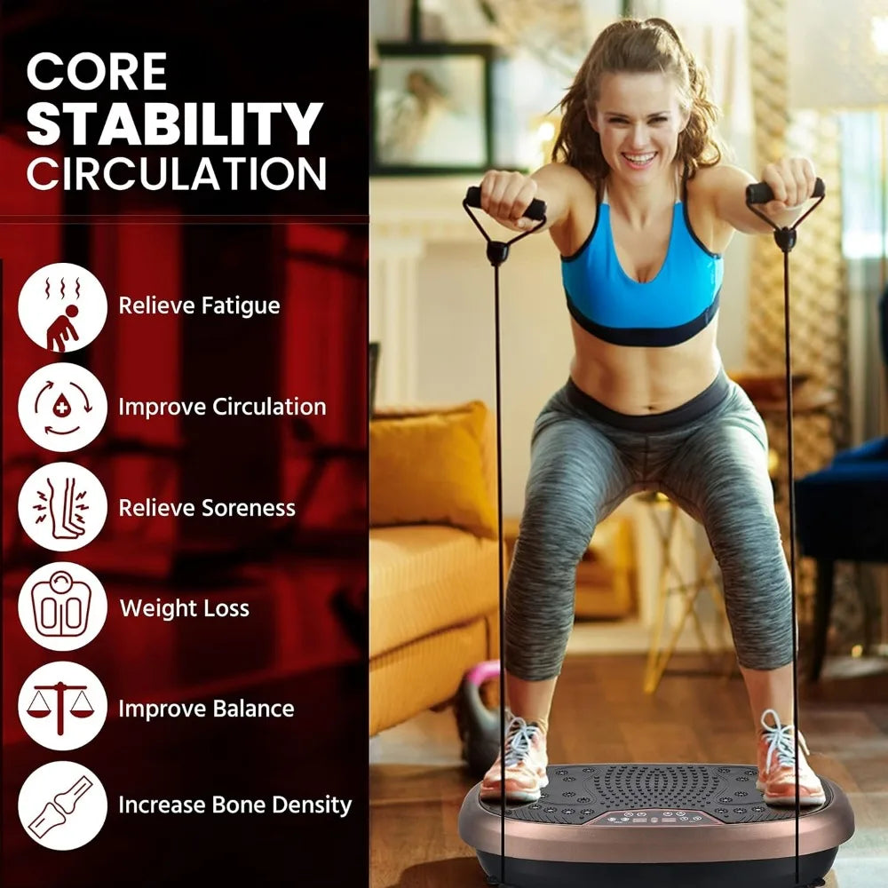 PC FitMax 3D XL Vibration Plate Exercise Machine - Whole Body Workout Vibra