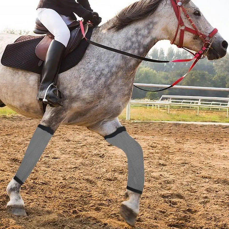 PC Fly Boots For Horses Set Of 4 4 PCS Fly Boots Reusable For Horses Horse