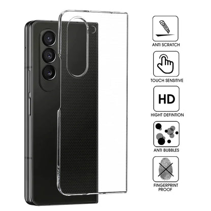 Fold5 Fold6 Hard PC Transparent Case For Samsung Galaxy Z Fold 6 5G Protector Anti-scratch Bumper Cover Case Phone Accessories