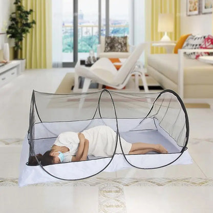 PC Folding Camping Tent Portable Mosquito Net Mesh Tent Single Person Tent