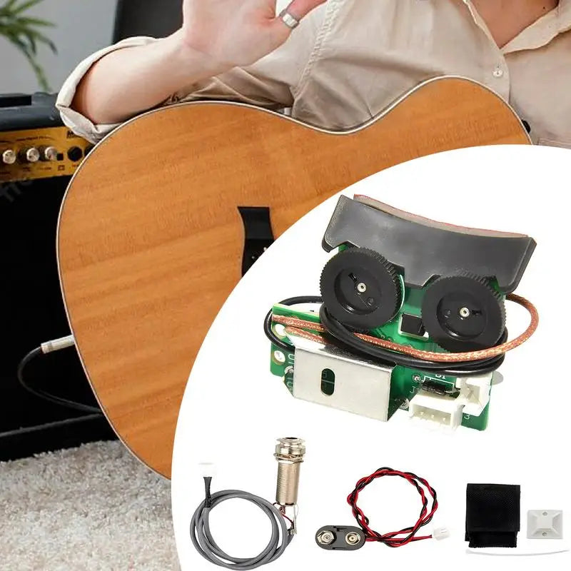 PC Folklore Guitar Pickup Pickup System Folklore Guitar Preamplifier For Vo