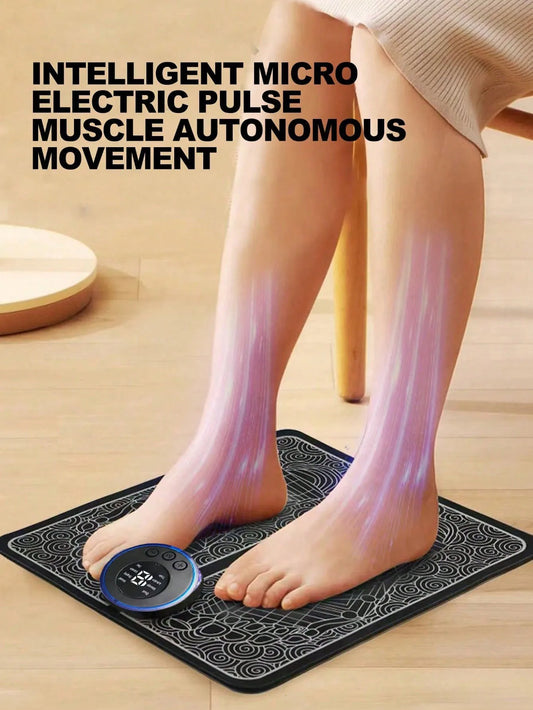 PC Foot Massager Foot Therapy Machine EMS Foot Massage Pad Pulse Fully Auto