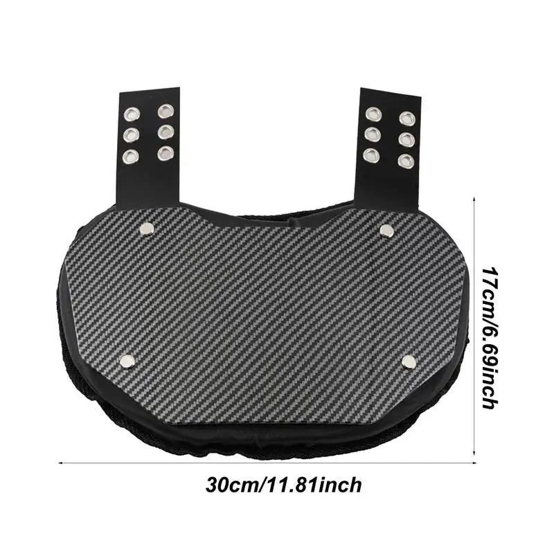 PC Football Back Plate Professional Kids Football Backplate Hard Outer Shel