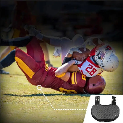 PC Football Back Plate Professional Kids Football Backplate Hard Outer Shel