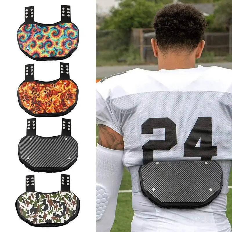 PC Football Back Plate Professional Kids Football Backplate Hard Outer Shel