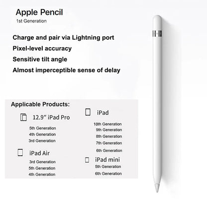 PC For Apple Pencil 1st Generation Stylus Pen iOS Tablet Touch Pen With Power Display  iPad 6 7 8 9 10 Pro 3 4 5 Air 3 4 5mini 5