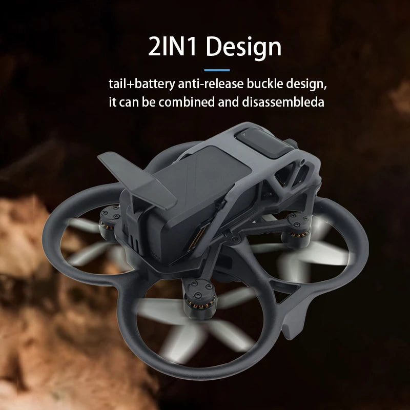 For DJI AVATA Crossover Machine Battery Anti falling Buckle Tail Wing Spoiler Decoration UAV Accessories