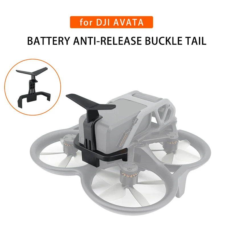 For DJI AVATA Crossover Machine Battery Anti falling Buckle Tail Wing Spoiler Decoration UAV Accessories