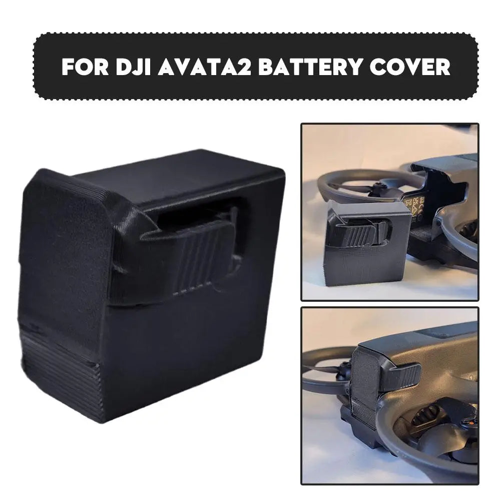 For DJI AVATA2 Battery Slot Black Protective Cover 3D Printing Accessories For DJI AVATA 2 High Quality Accessories F5F5