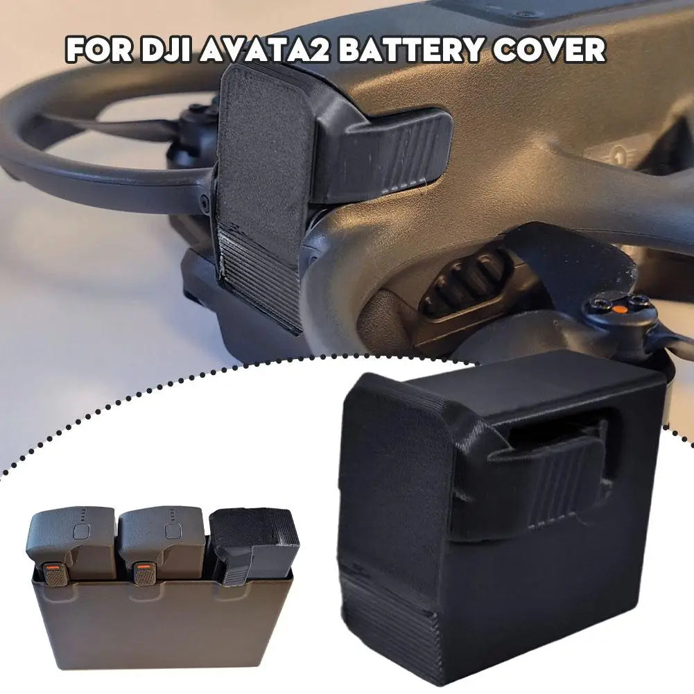 For DJI AVATA2 Battery Slot Black Protective Cover 3D Printing Accessories For DJI AVATA 2 High Quality Accessories F5F5