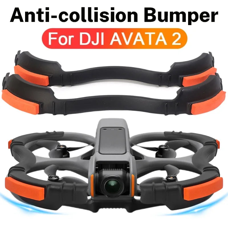 For DJI Avata 2 Drones Propeller Shock Absorption Protection Ring Cover Safety Guard Anti-collision Bumper Protector Rings