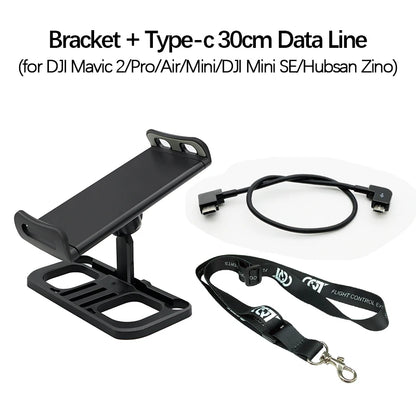 For DJI Mavic 2/Mini SE/Air/Pro/Spark Drone Remote Controller Extension Bracket Tablet Phone Super Long Fixed Holder Accessories