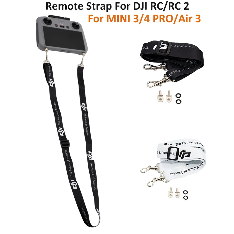 For DJI Mini 3/4 Pro AIR 3 Neck Strap Lanyard W Screws  Mini 3 Pro MAVIC 3 PRO DJI RC 2 Remote Controller Drone Accessories