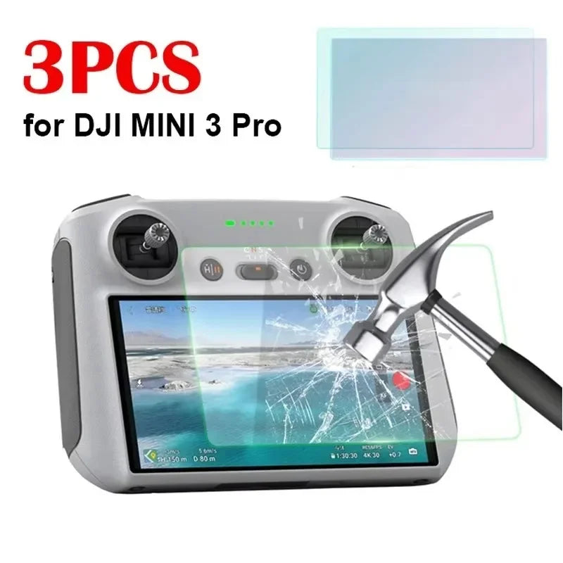 For DJI Mini 3 PRO RC Screen Protector Tempered Glass Protective Film Remote Controller Protection  DJI Mini 3Pro Accessories