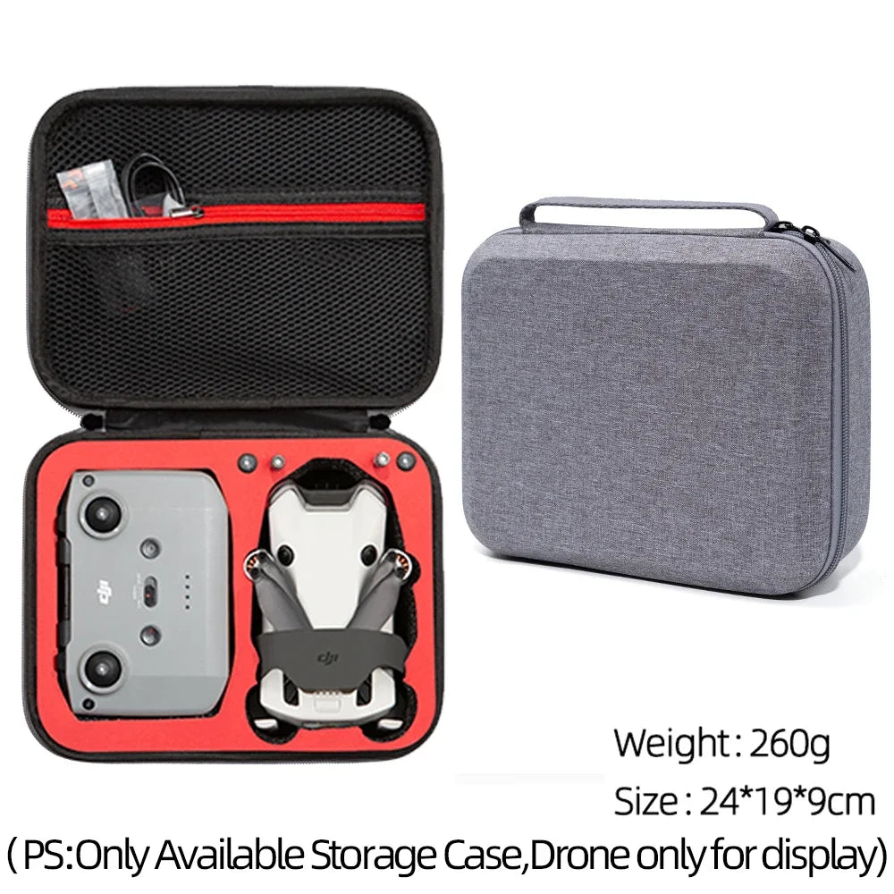 For DJI Mini 4 Pro Bag Storage Box RC-N2 Grey/black Body Bag Drone Case Portable Handbag  DJI Mini 4 Pro Accessories