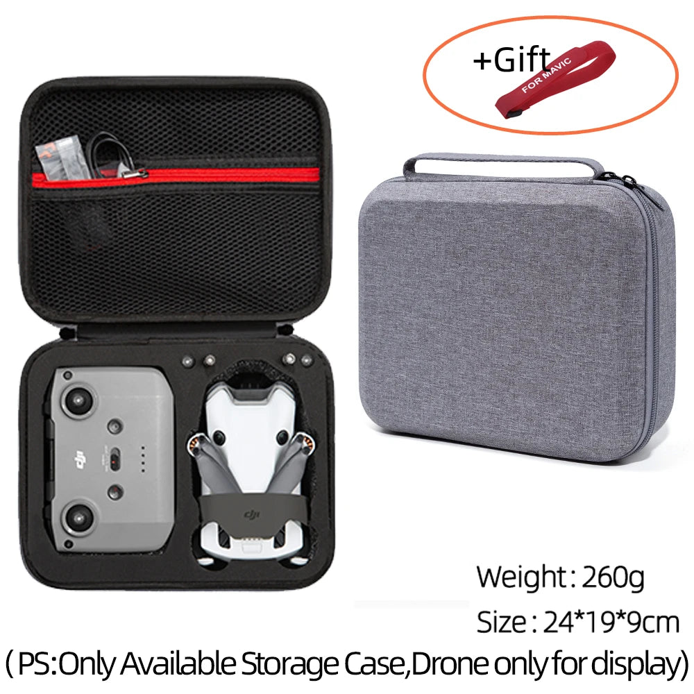 For DJI Mini 4 Pro Bag Storage Box RC-N2 Grey/black Body Bag Drone Case Portable Handbag  DJI Mini 4 Pro Accessories