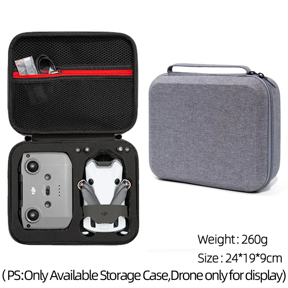 For DJI Mini 4 Pro Bag Storage Box RC-N2 Grey/black Body Bag Drone Case Portable Handbag  DJI Mini 4 Pro Accessories