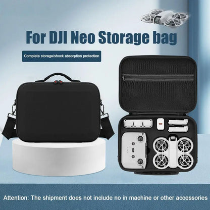 For DJI NEO Storage Bag Protective Carrying Case PU Leather Drop-resistant Hard Shell Handbag For DJI NEO Drones Accessories