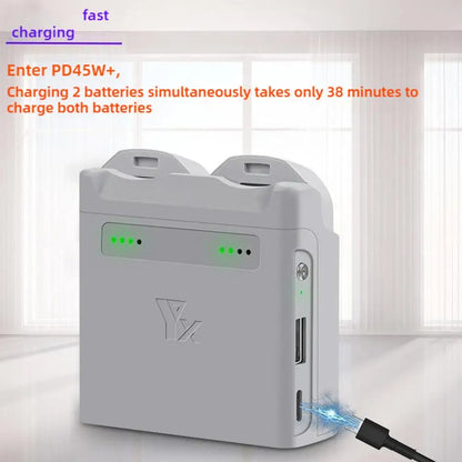 For DJI NEO Two-way Charging Hub Drone Battery Charger Butler Power Bank Charging 2 Batteries For DJI NEO Drone Accessories ﻿