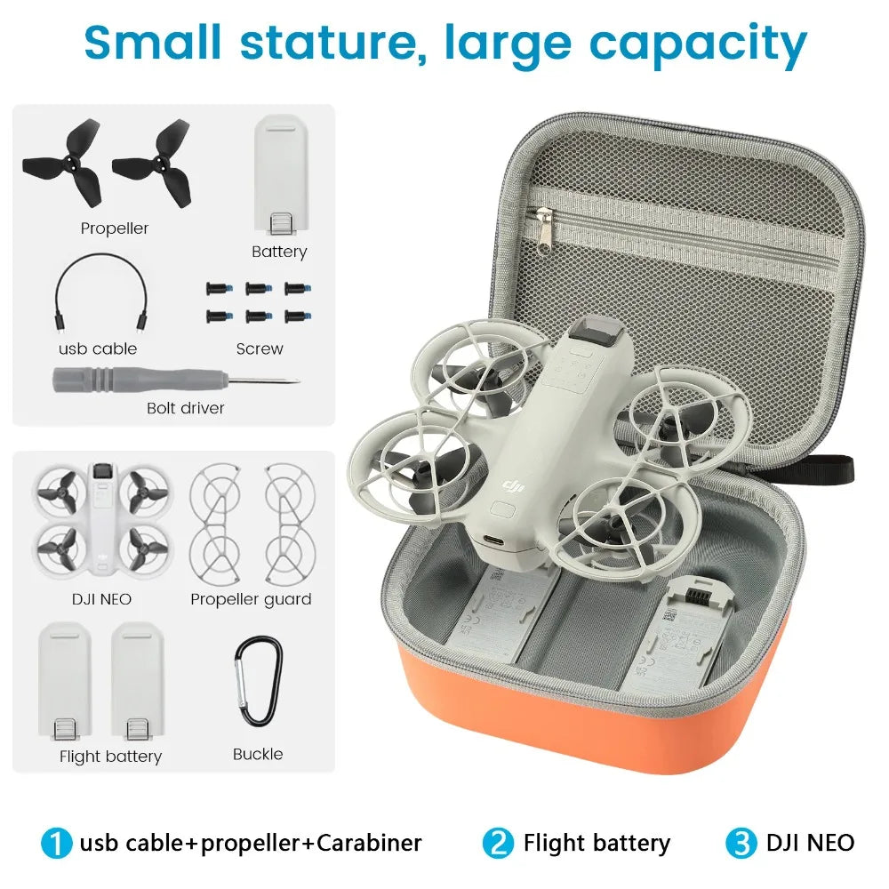 For DJI Neo Drone Portable Carrying Case Hard Shell Shockproof Protector Case For DJI Neo Drone Accessories