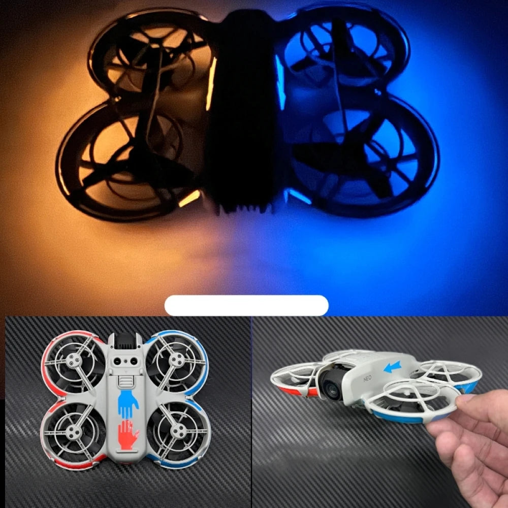 For DJI Neo Luminous Stickers Waterproof Anti-Fouling Glow-In-The-Dark Fluorescent Stickers