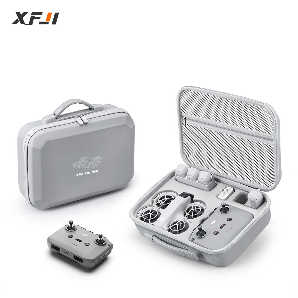 For DJI Neo Shoulder Bag Storage Case Drones Accessories PU Leather Handbag DJI NEO RC-N3 Controller Hardshell Carrying Box