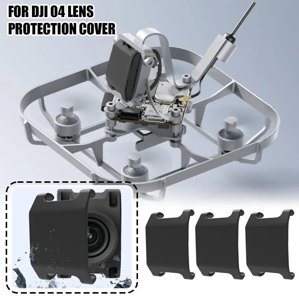 For DJI O4 Air Unit Lens Protective Cover Anti-scratch And Anti-Collision Drone Photography Protection Accessories 1/3/5pcs