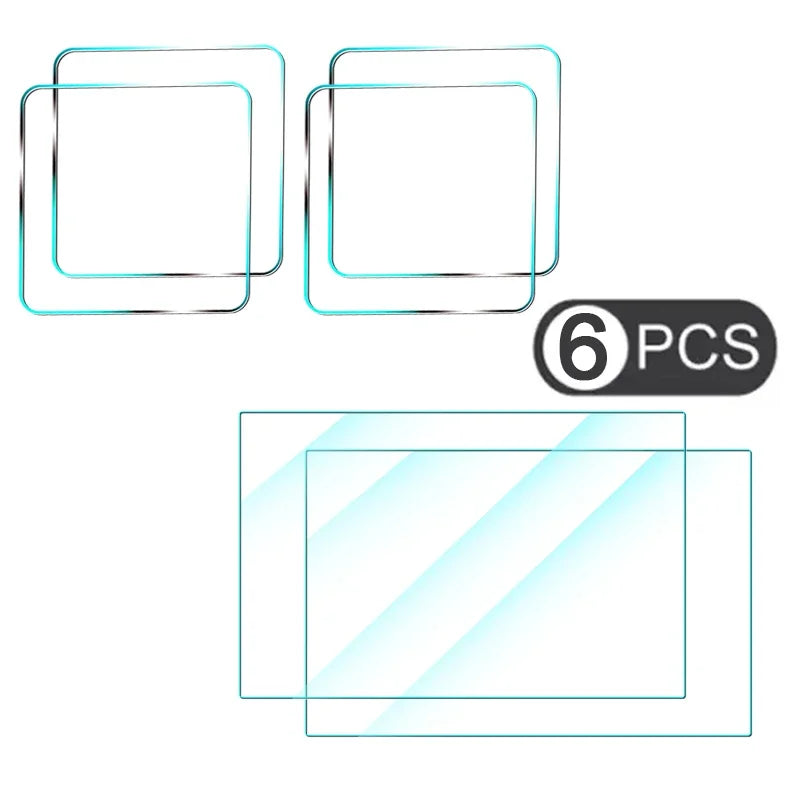 For Go Pro Hero 12/11/10/9 Front Back Screen Protector Camera Full Cover HD Clear Temepered Glass Anti Scratch Protective Films