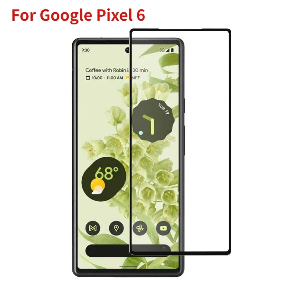 For Google Pixel 6 6Pro 6A 7 8 8Pro 5G Tempered Glass Screen Protectors HD Clear Protective Glass Films For Google