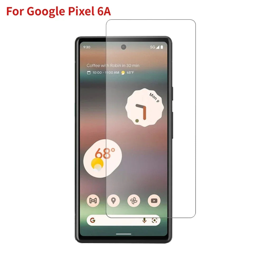 For Google Pixel 6 6Pro 6A 7 8 8Pro 5G Tempered Glass Screen Protectors HD Clear Protective Glass Films For Google