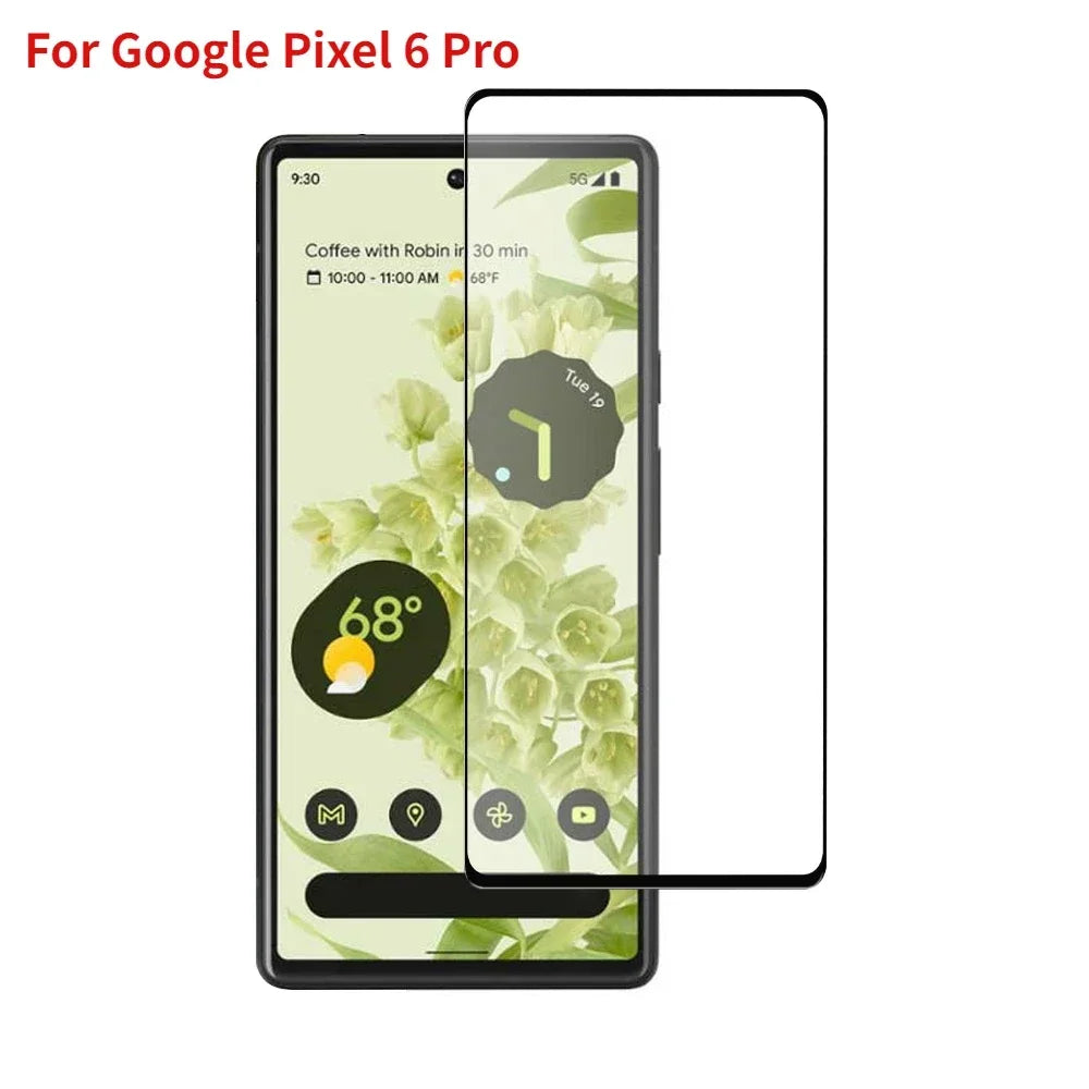 For Google Pixel 6 6Pro 6A 7 8 8Pro 5G Tempered Glass Screen Protectors HD Clear Protective Glass Films For Google