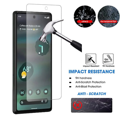 For Google Pixel 6 6Pro 6A 7 8 8Pro 5G Tempered Glass Screen Protectors HD Clear Protective Glass Films For Google