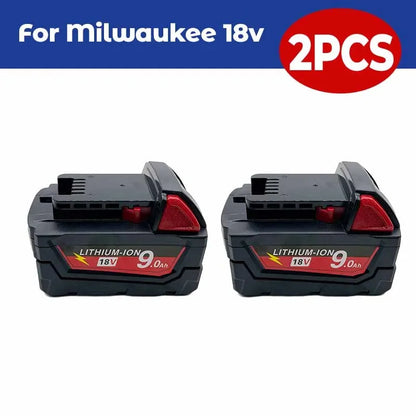 PC For Milwaukee 18V 9.0Ah Replacement M18 XC Lithium Battery 48-11-1860 48-11-1850 48-11-1840 48-11-1820 Rechargeable Batteries