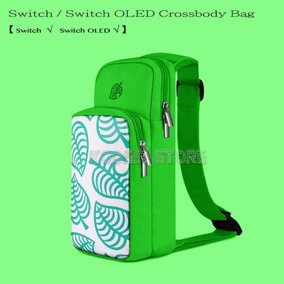 For Nintendo Switch OLED Accessories Carrying Case Switcholed Hard Shell Game Card Box Nintendo Switch Animal Crossing Theme Bag