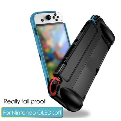 For Nintendo Switch OLED Game Console Accessories Protective Case Silicone Soft Shell Game Skin Protective Case